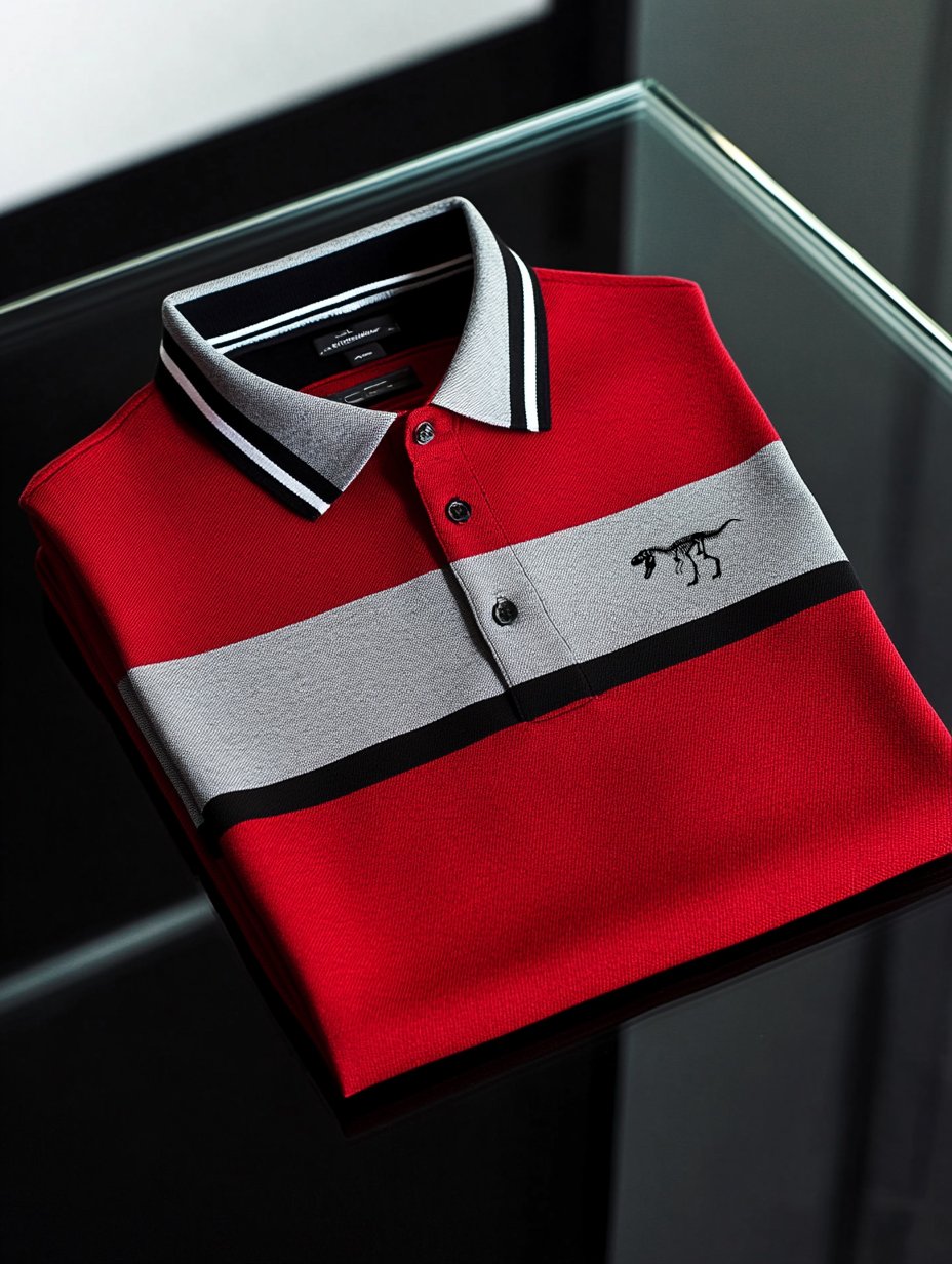 Camisa polo ejecutivo casual Artistic Button de manga corta para hombre