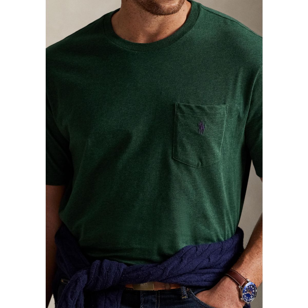 Big & Tall Jersey Pocket T-Shirt - 3
