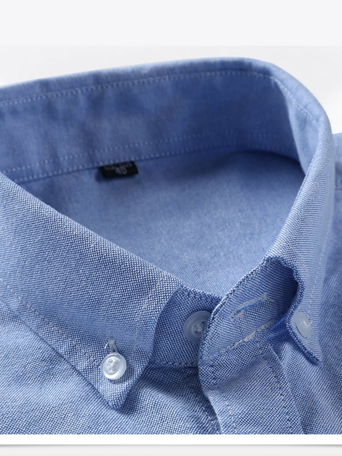 Camisa ejecutivo de algodón bordado para hombre