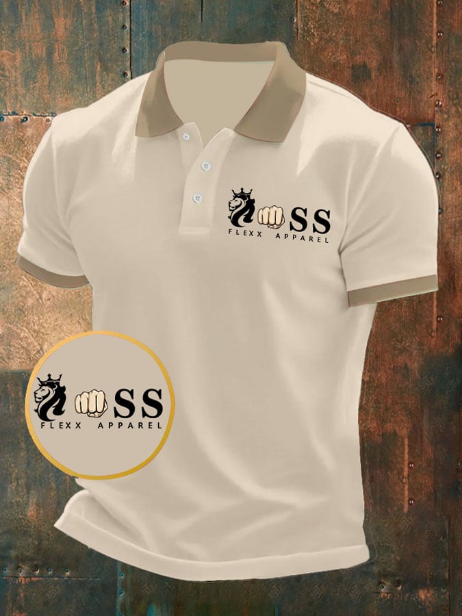 Camisa polo elegantee ejecutivo casual for men in contrasting color