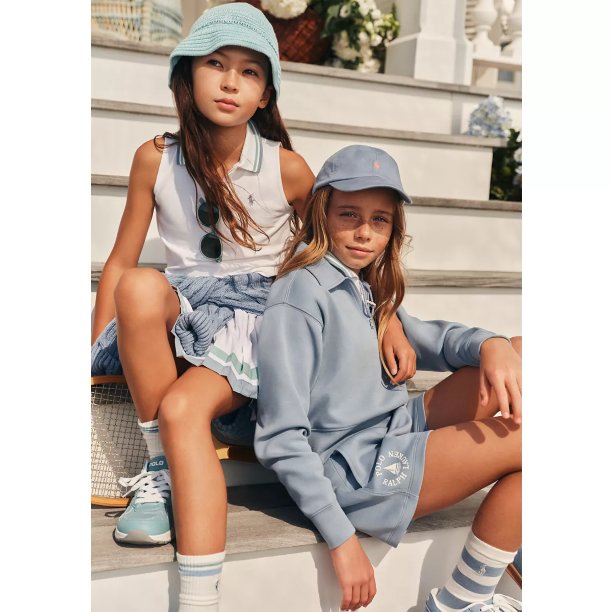 Girls 7-16 Sailboat Logo Double-Knit Short - 5