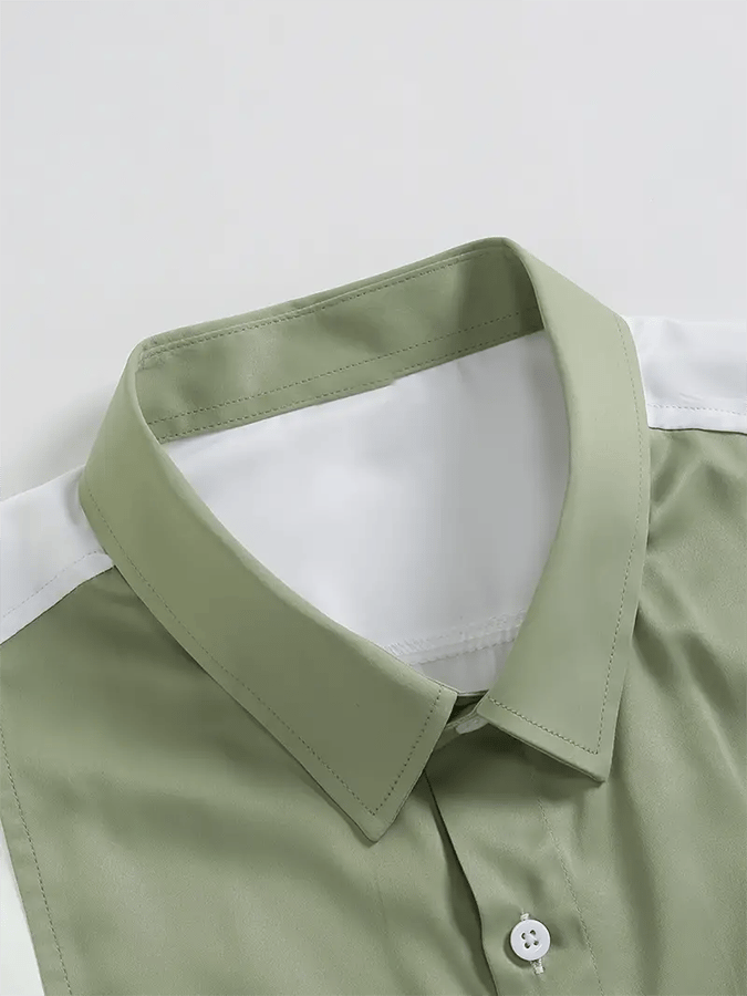 Camisa a rayas ejecutivo casual para hombre