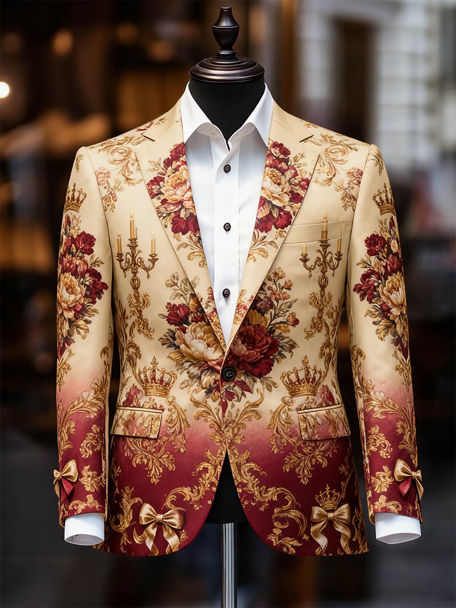 Ejecutivo casual Christmas Suit Outerwear para hombre
