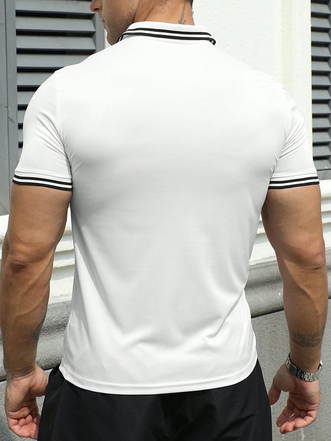 Camisa polo Faith estampado para hombre