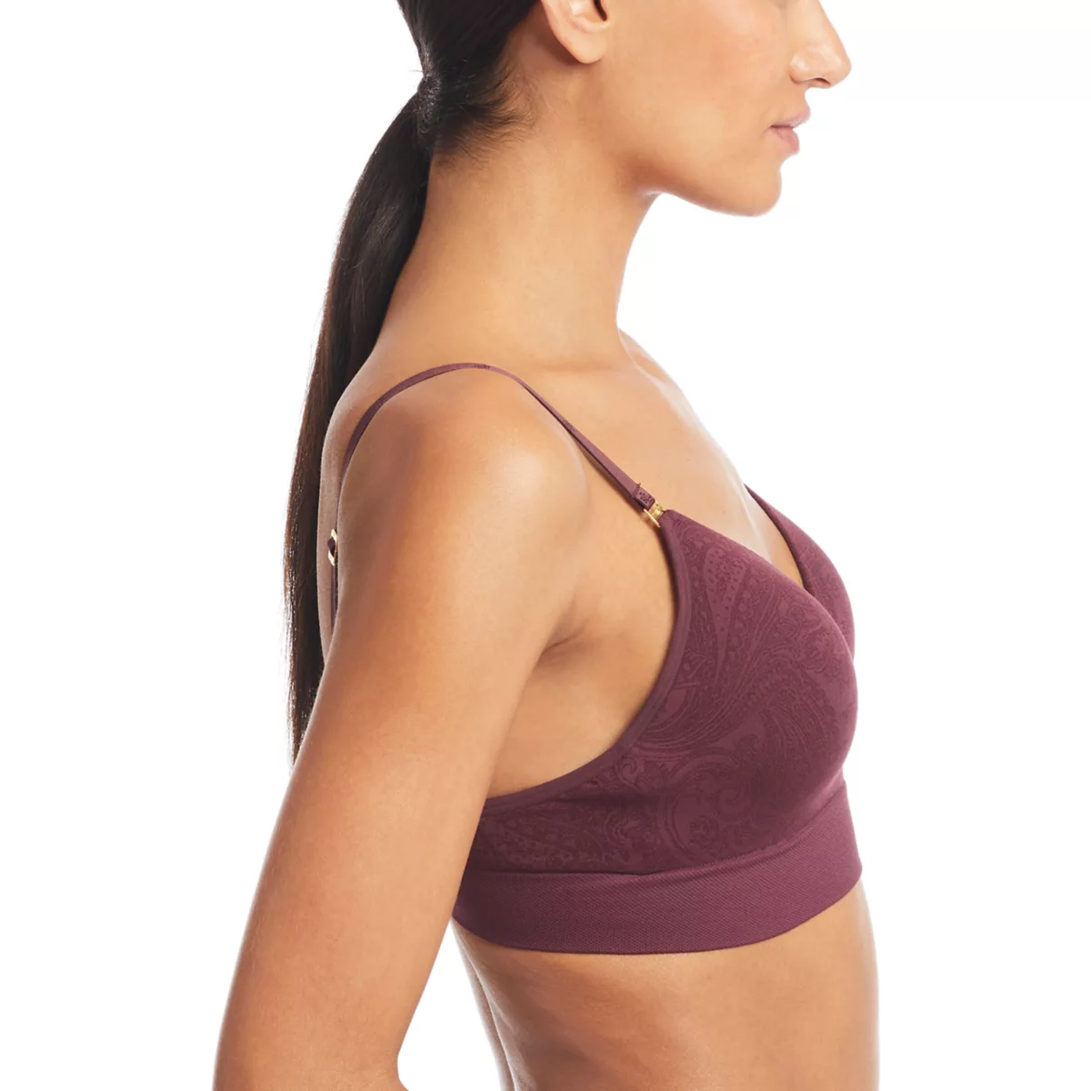 Lauren Seamless Paisley Wireless Bra - 3