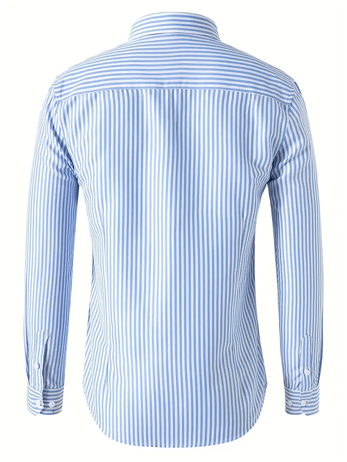 Camisa a rayas ejecutivo casual para hombre