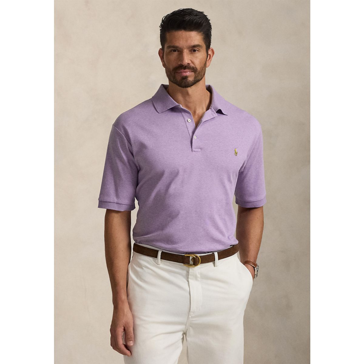 Big & Tall Soft Cotton Polo Shirt - 6