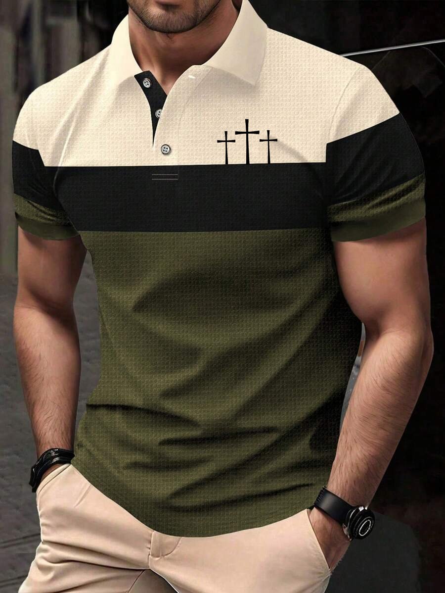 Camisa polo Faith Waffle Fabric para hombre