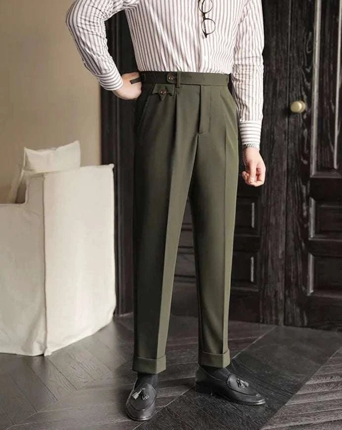British outfit elegant trousers