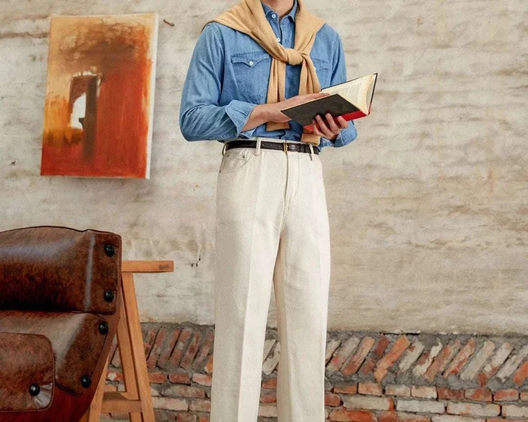 Pantalón British pure de algodón old money