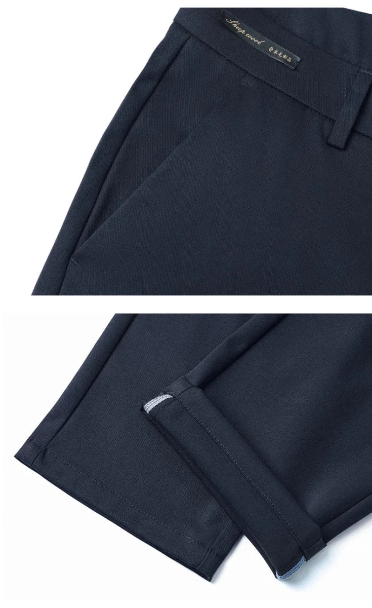 Pantalón ejecutivo relaxed fit