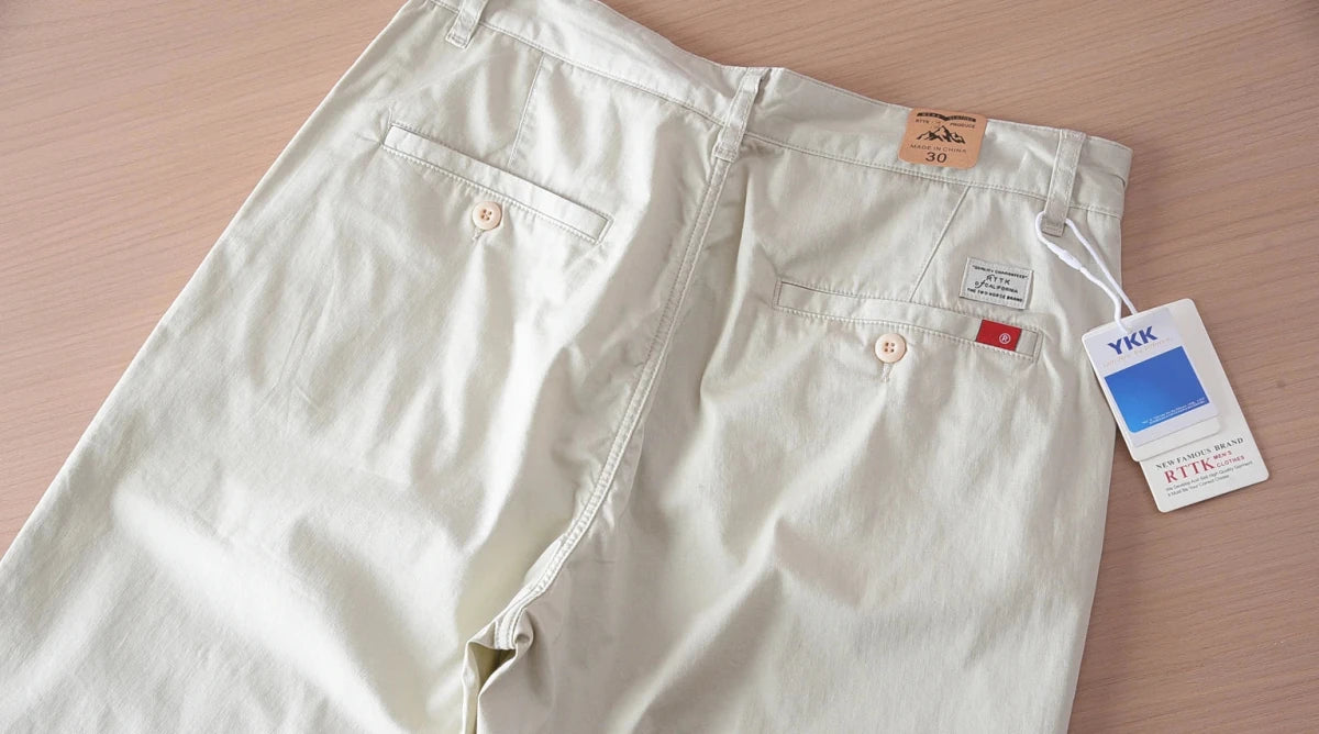 Ejecutivo straight fit chino with 97% de algodón