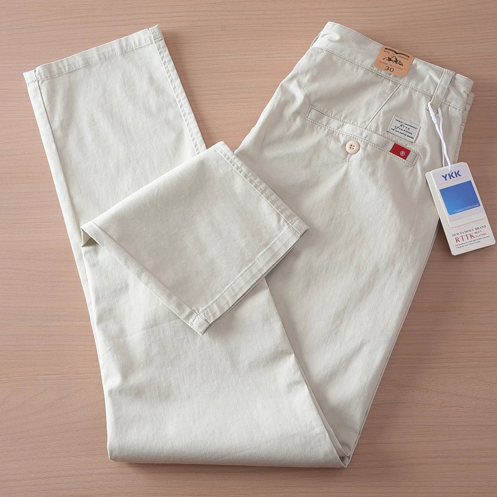 Ejecutivo straight fit chino with 97% de algodón
