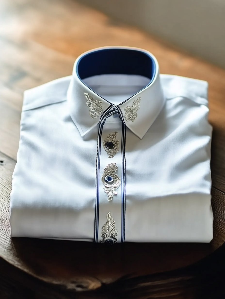 Camisa de lujo Gorgeous de manga larga para hombre