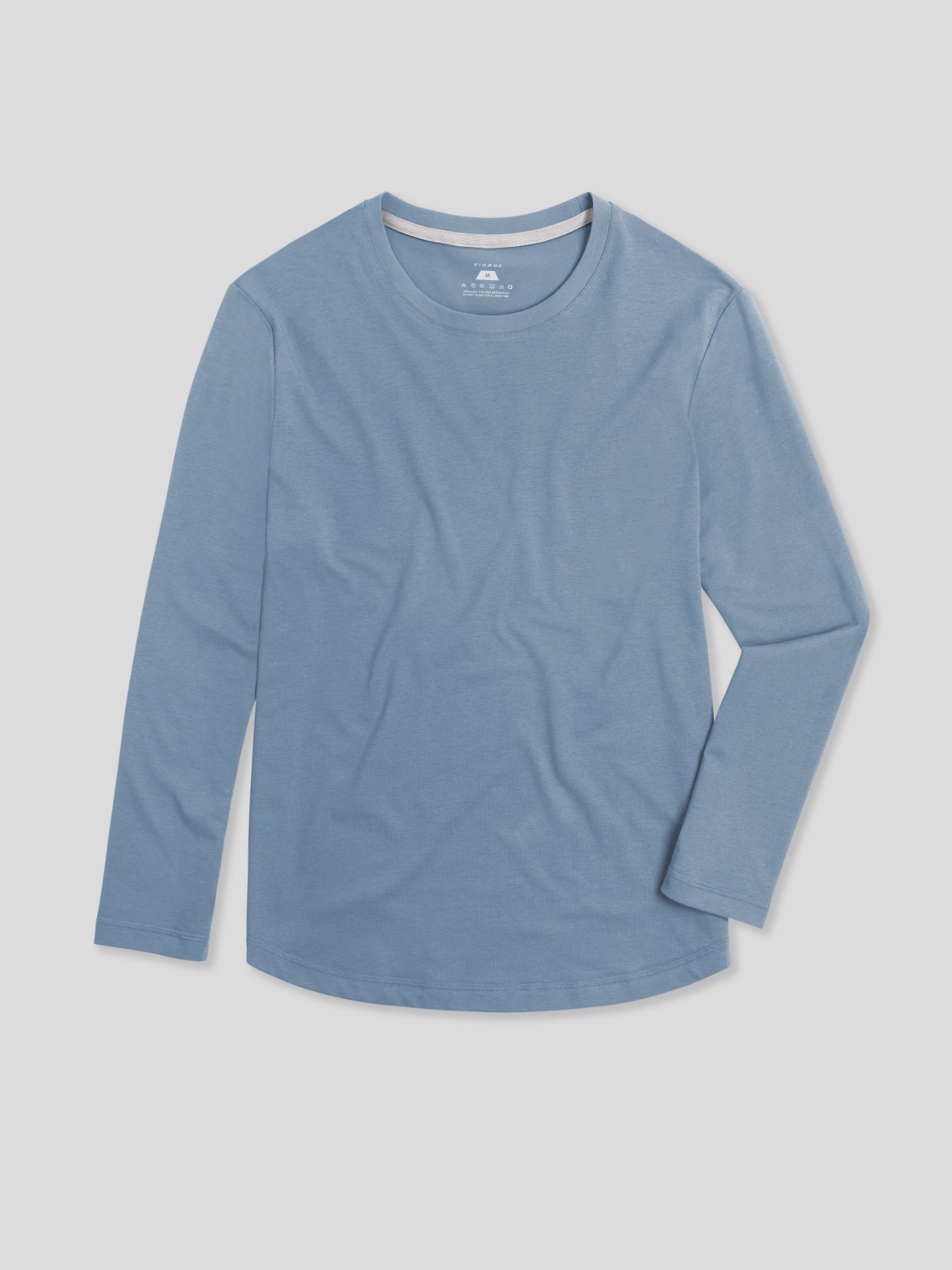 StaySmooth de manga larga Curve Hem Tee: de corte entallado