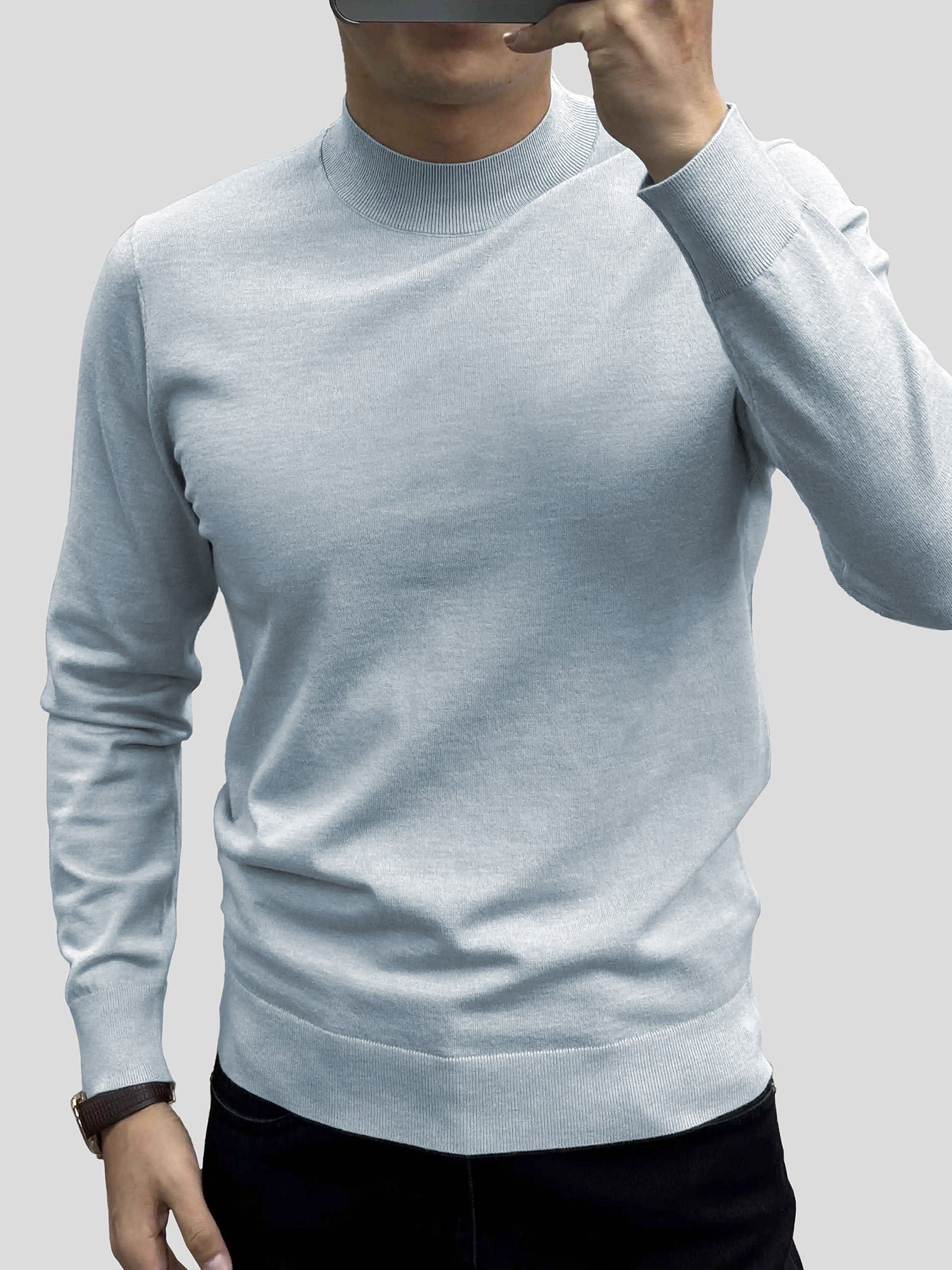 Gentletejido Mock Neck Sweater
