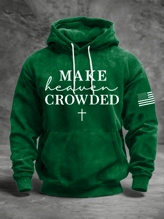 Sudadera Faith estampado de manga larga Hooded para hombre
