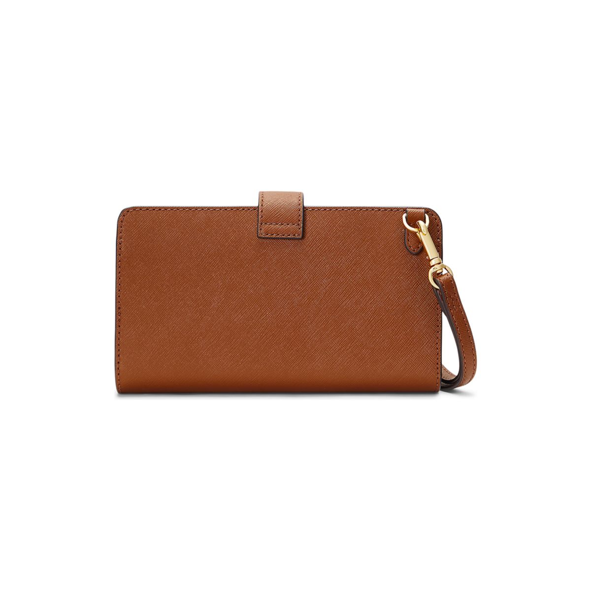 Crosshatch Leather Tech Wristlet - 2