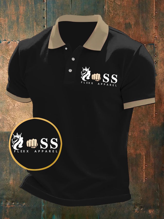 Camisa polo elegantee ejecutivo casual for men in contrasting color