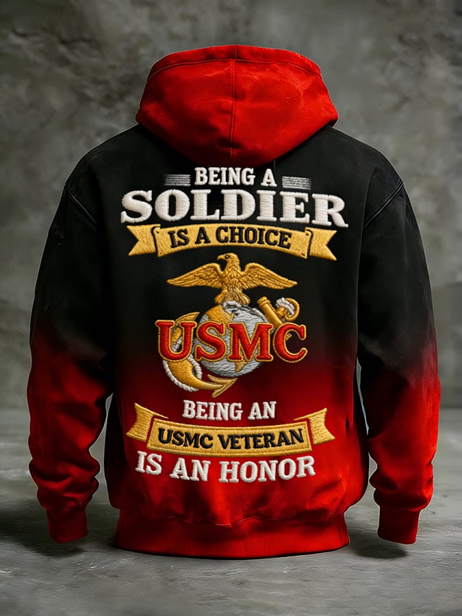 Sudadera winter patriotic hooded para hombre