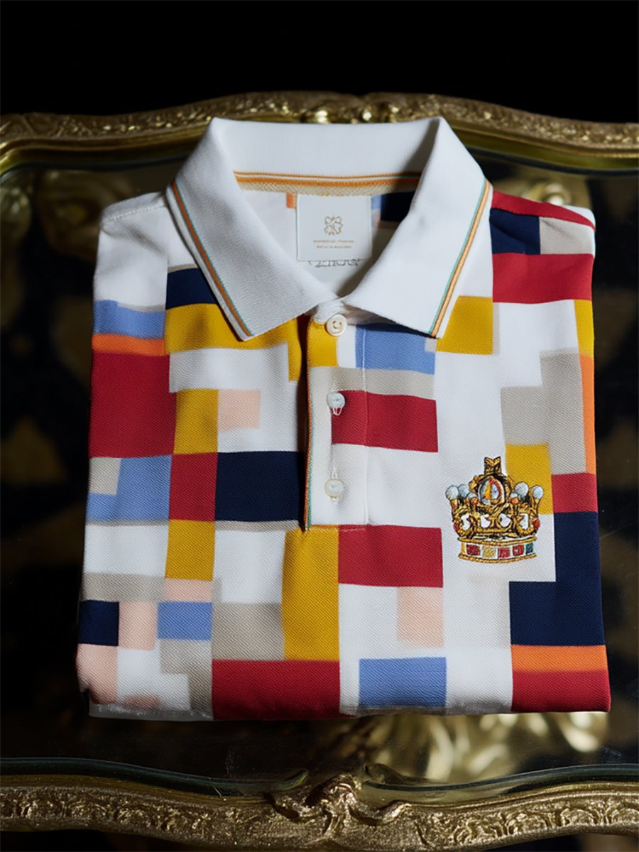 Camisa polo ejecutivo casual Button de manga corta para hombre
