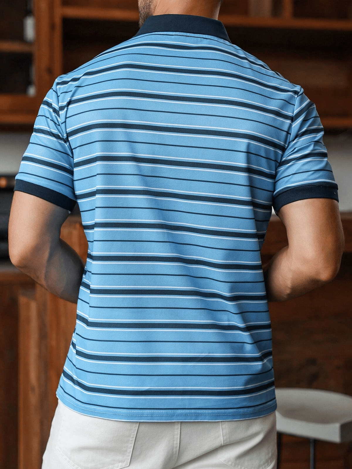 Camisa casual ejecutivo de moda polos para hombre