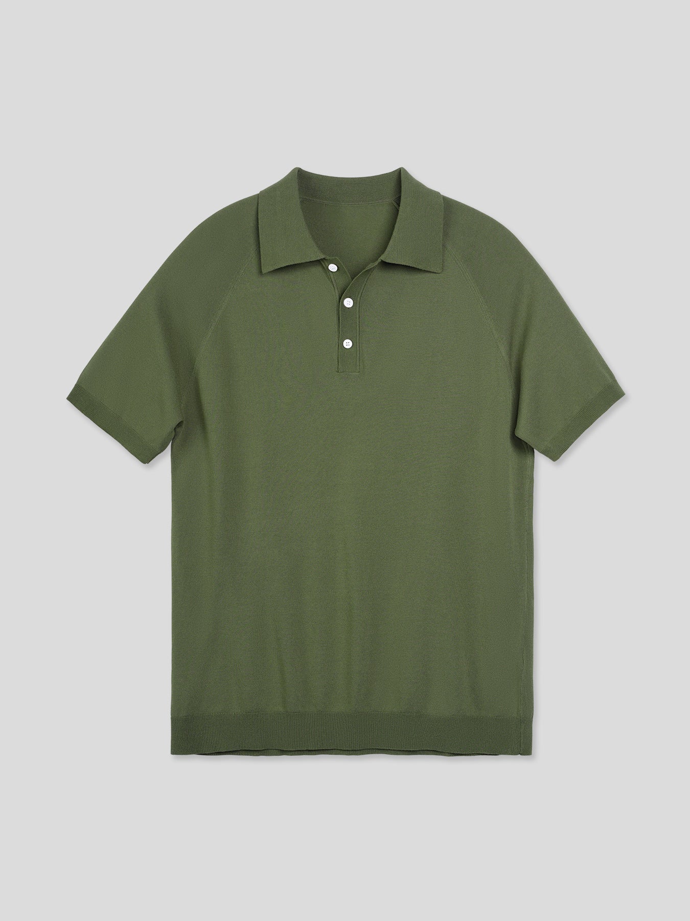 Gentletejido de manga corta tejidoted Polo