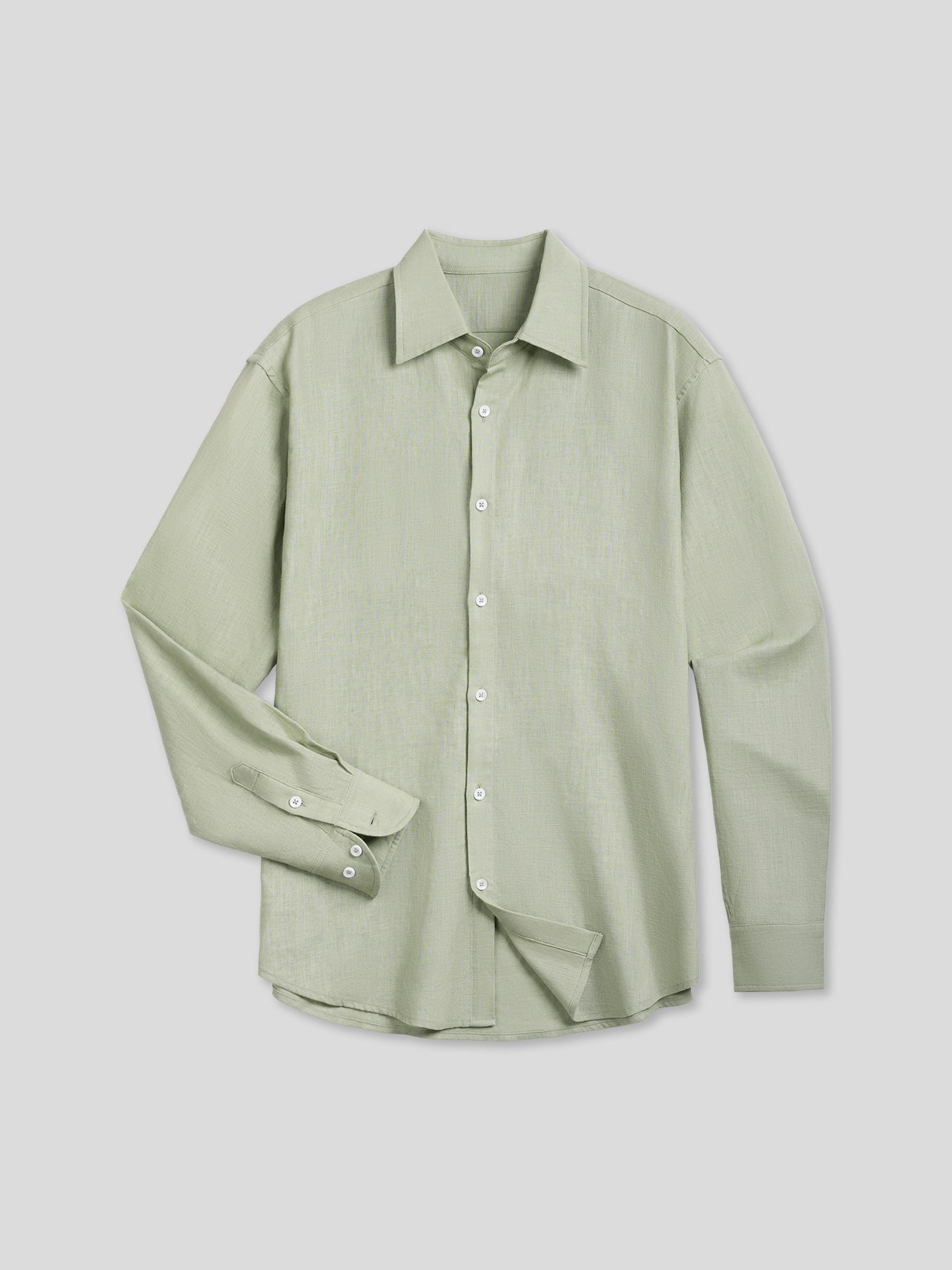 Camisa DreamWear Italian de lino de manga larga