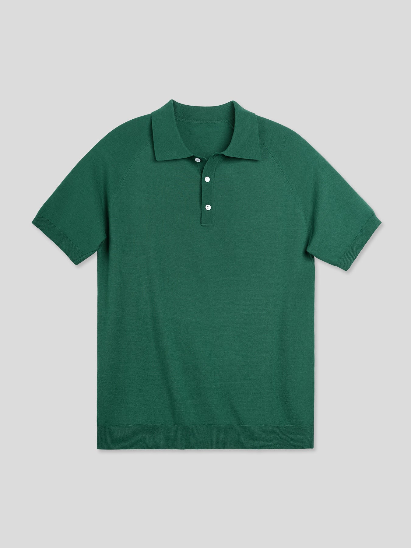 Gentletejido de manga corta tejidoted Polo