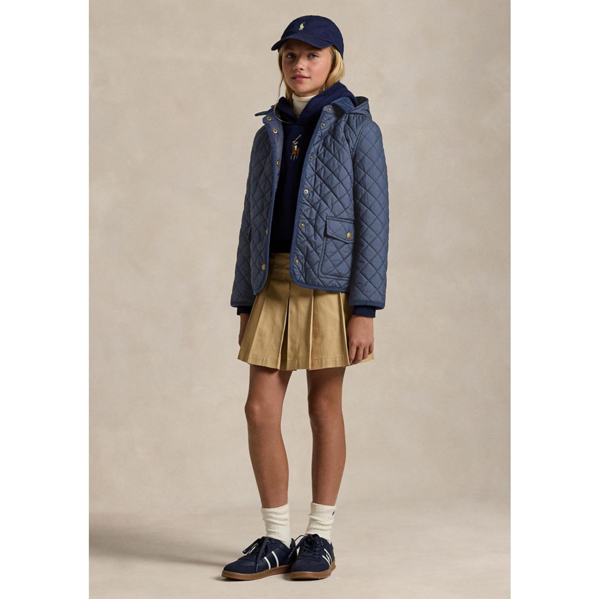 Girls 7-16 Quilted Water Repellent Barn Jacket - 3