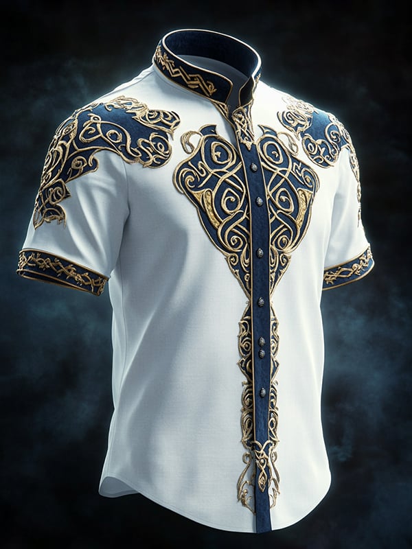 Retro Gothic Lighcamiseta para hombre