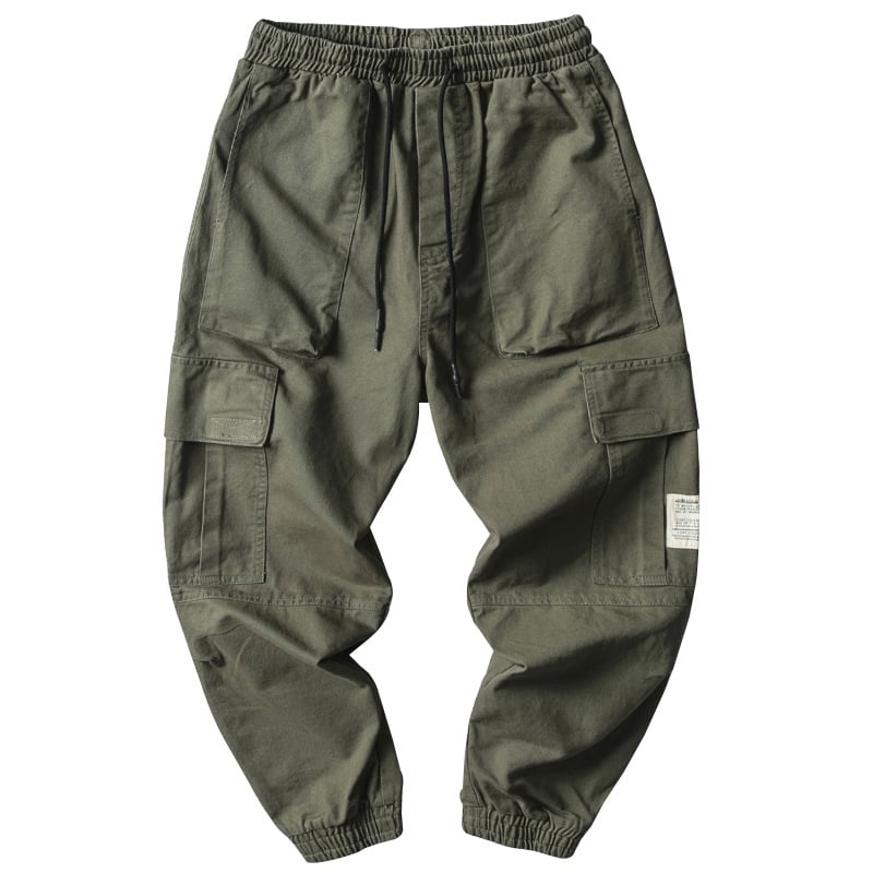 Pantalón retro Multi bolsillo Hip-hop Oversize Cargo