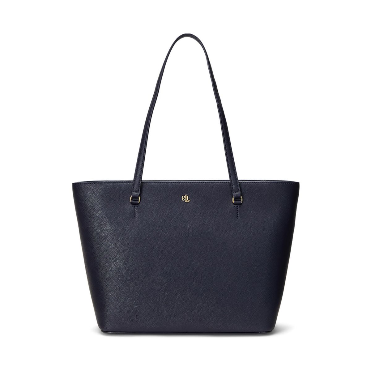 Crosshatch Leather Medium Karly Shopper Tote - 1
