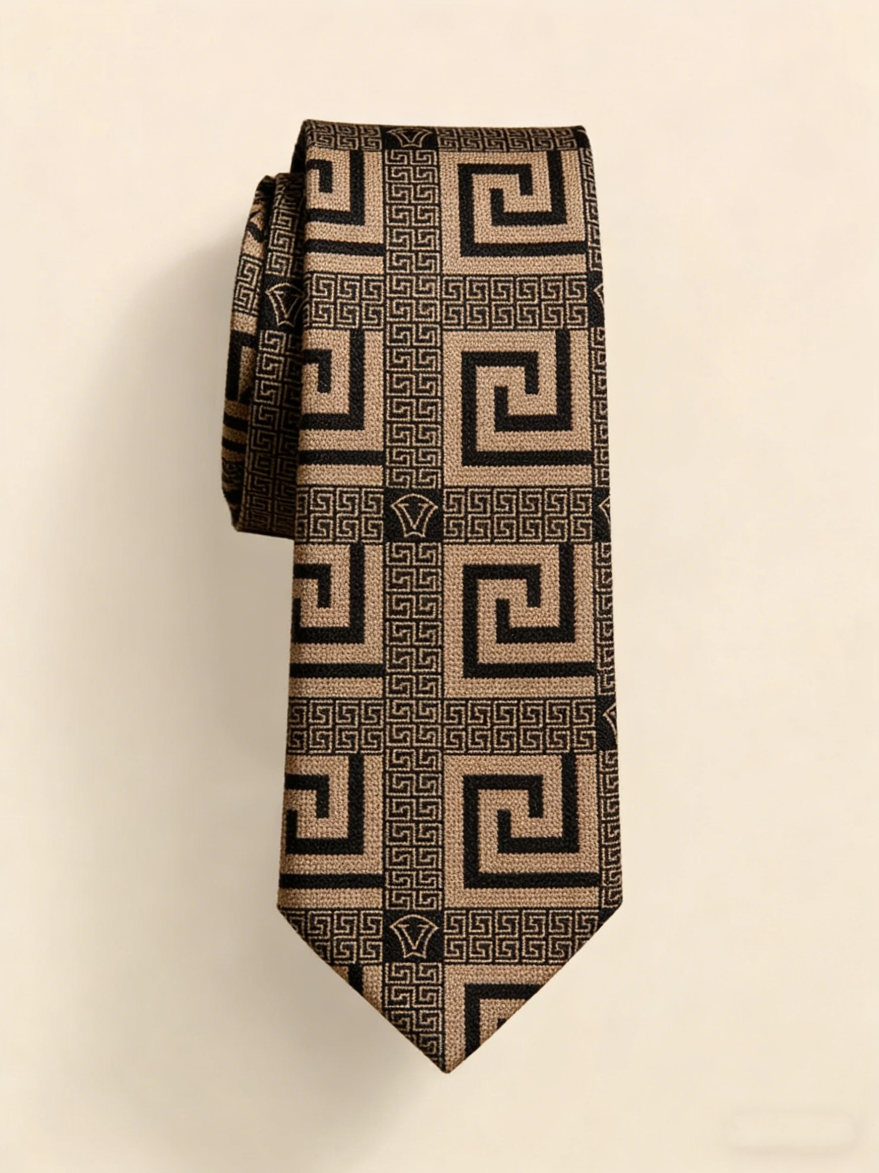 Tie with Greek Key diseño para hombre