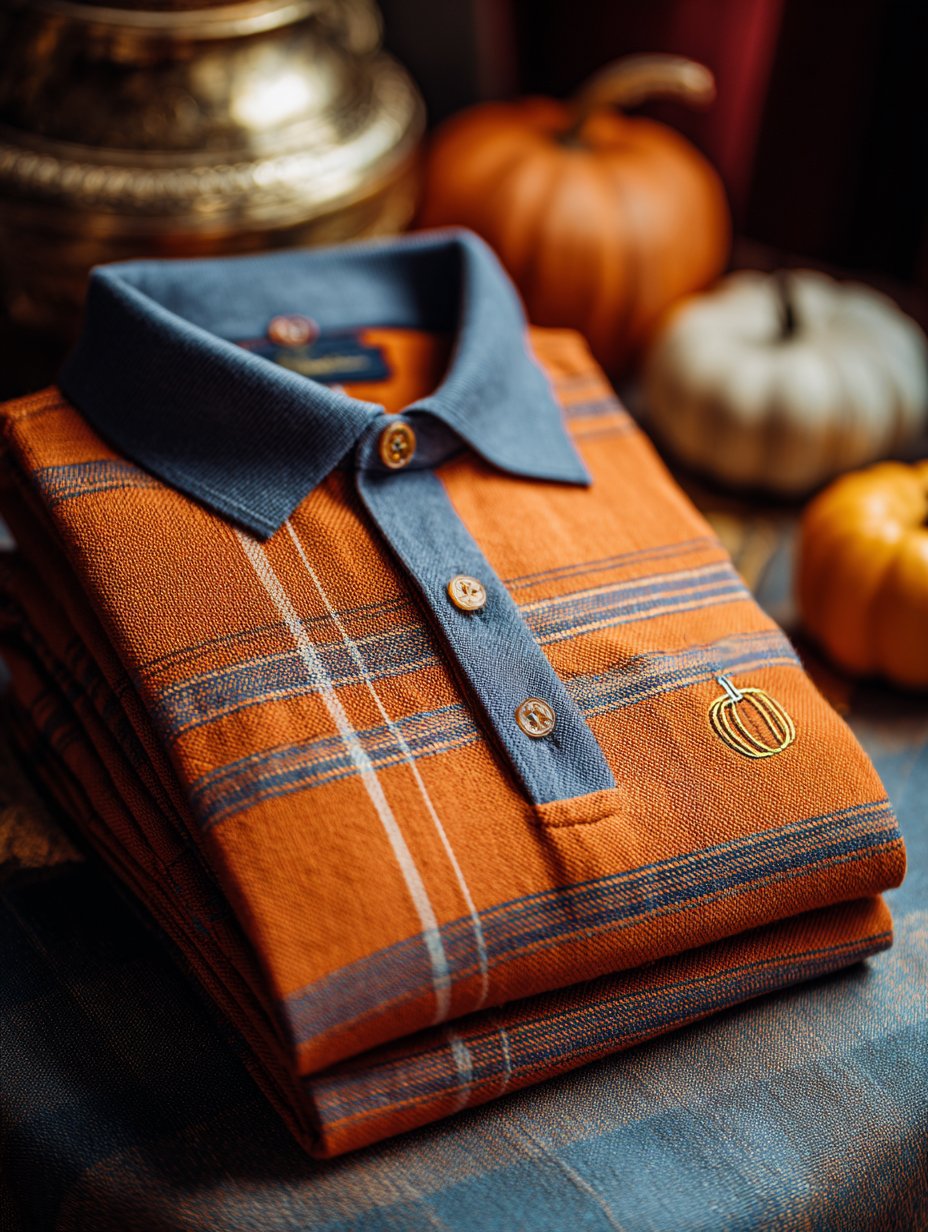 Camisa polo Holiday Check casual de manga corta para hombre