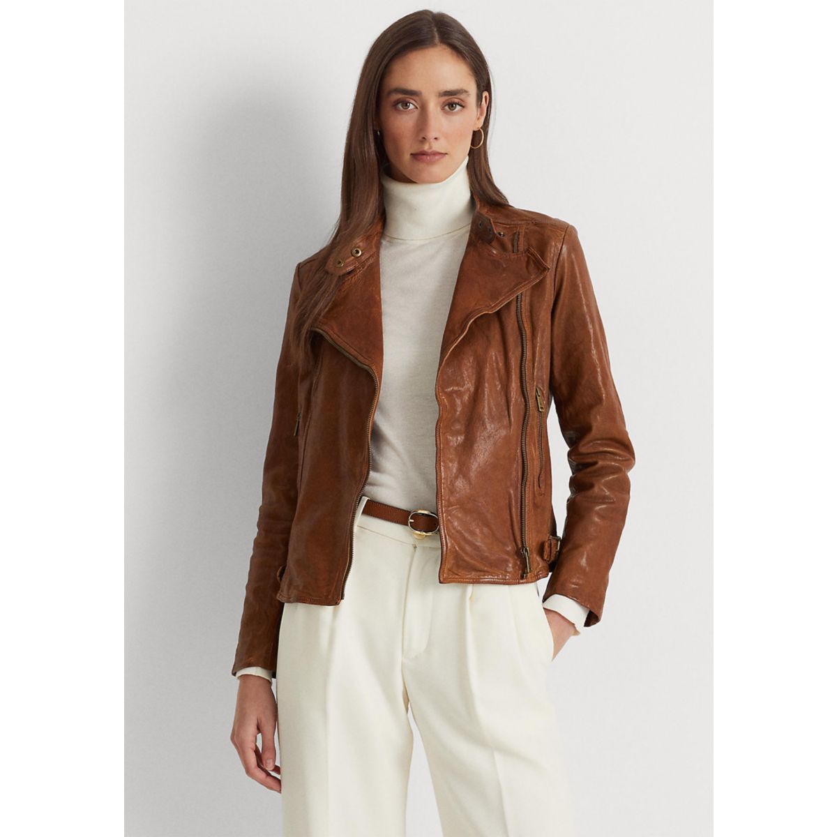 Leather Moto Jacket - 1