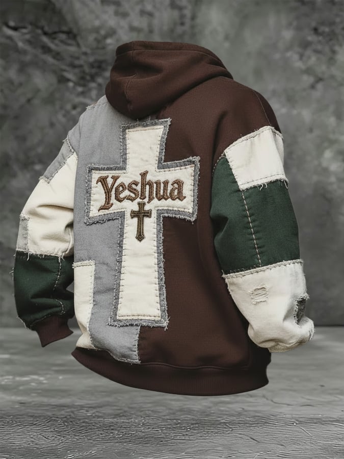 Sudadera con capucha casual Faith-Inspired estampado -Fast Shipping para hombre