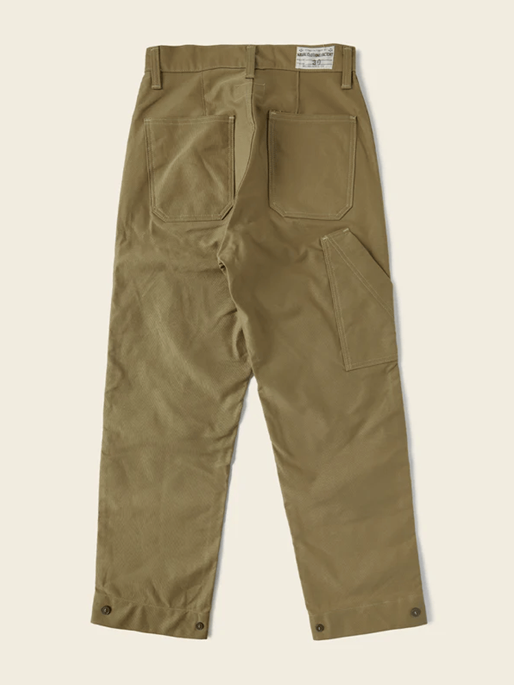 Pantalón vintage para exterior bolsillo casual para hombre