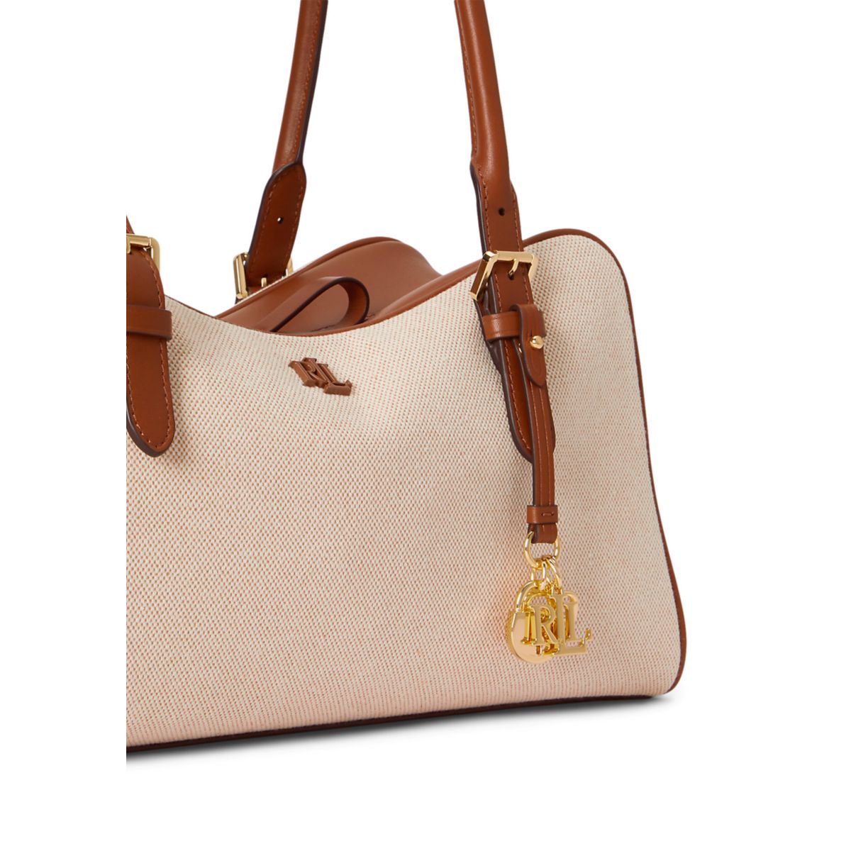 Canvas & Leather Large Marcy Zip Satchel - 5