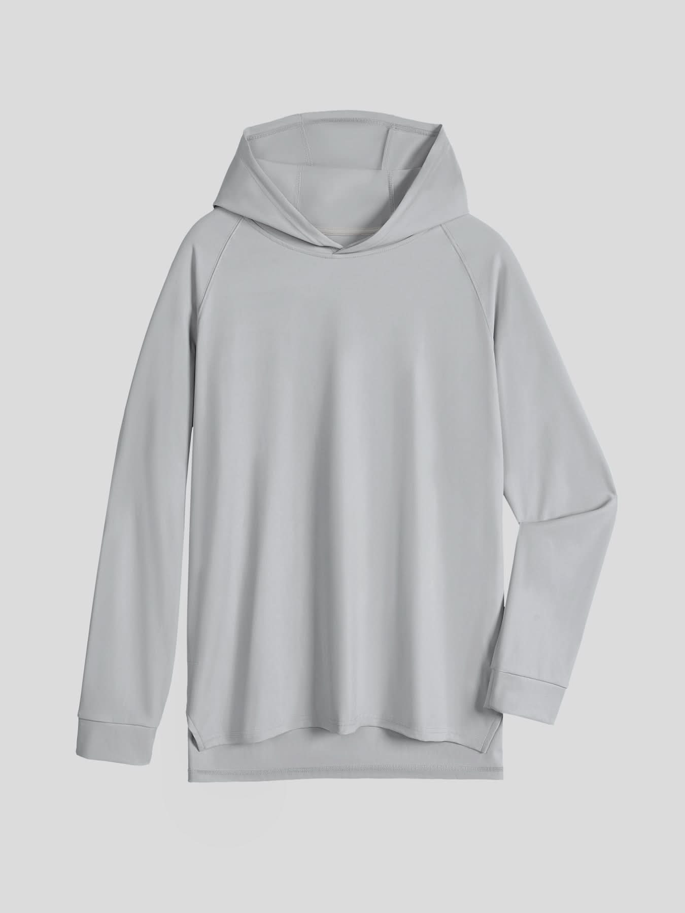 Sudadera Smoothblend Split Hem con gorrasucha