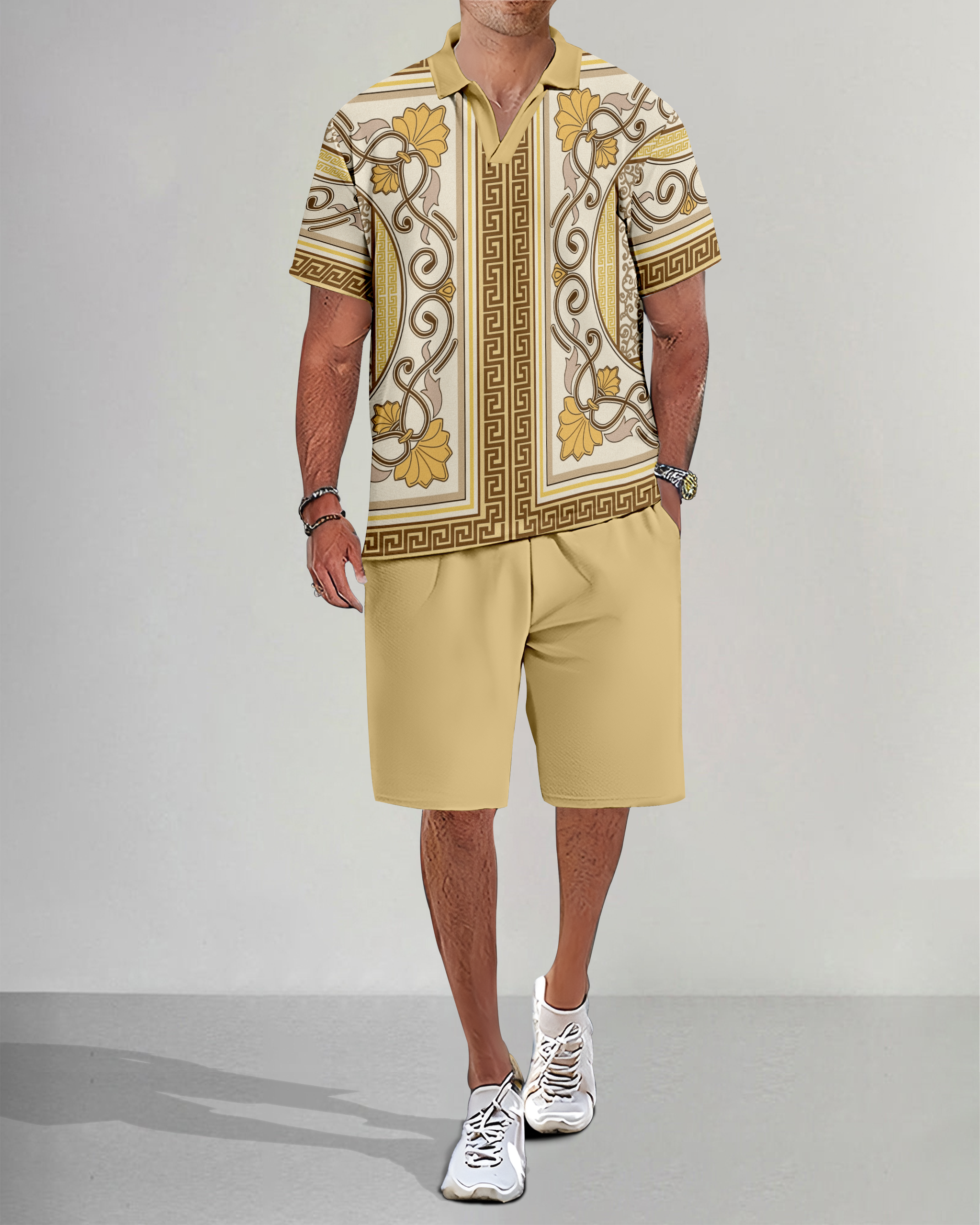 Suitmens casual Summer POLO Set 022 para hombre