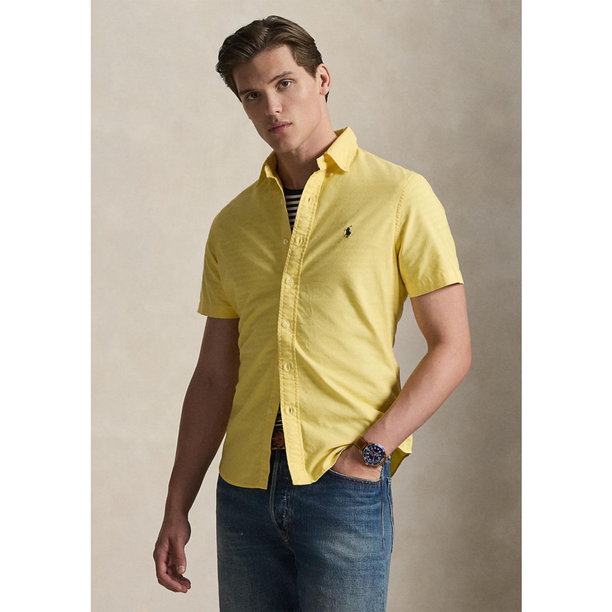 Men's Classic Fit Garment-Dyed Oxford Shirt - 11