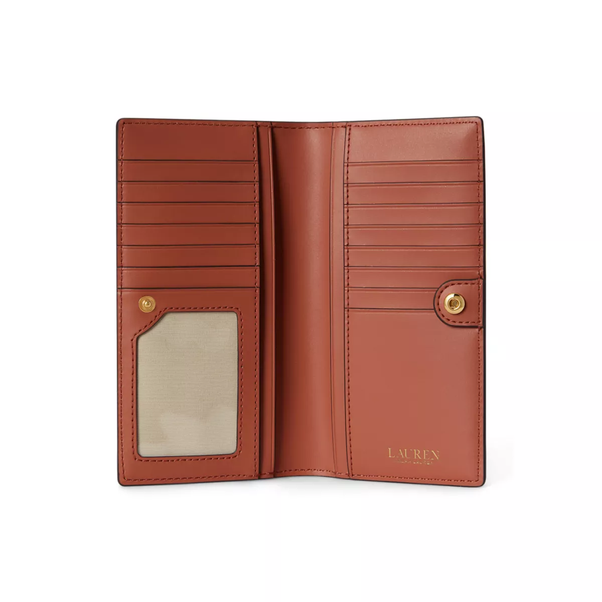 Crosshatch Leather Slim Wallet - 3