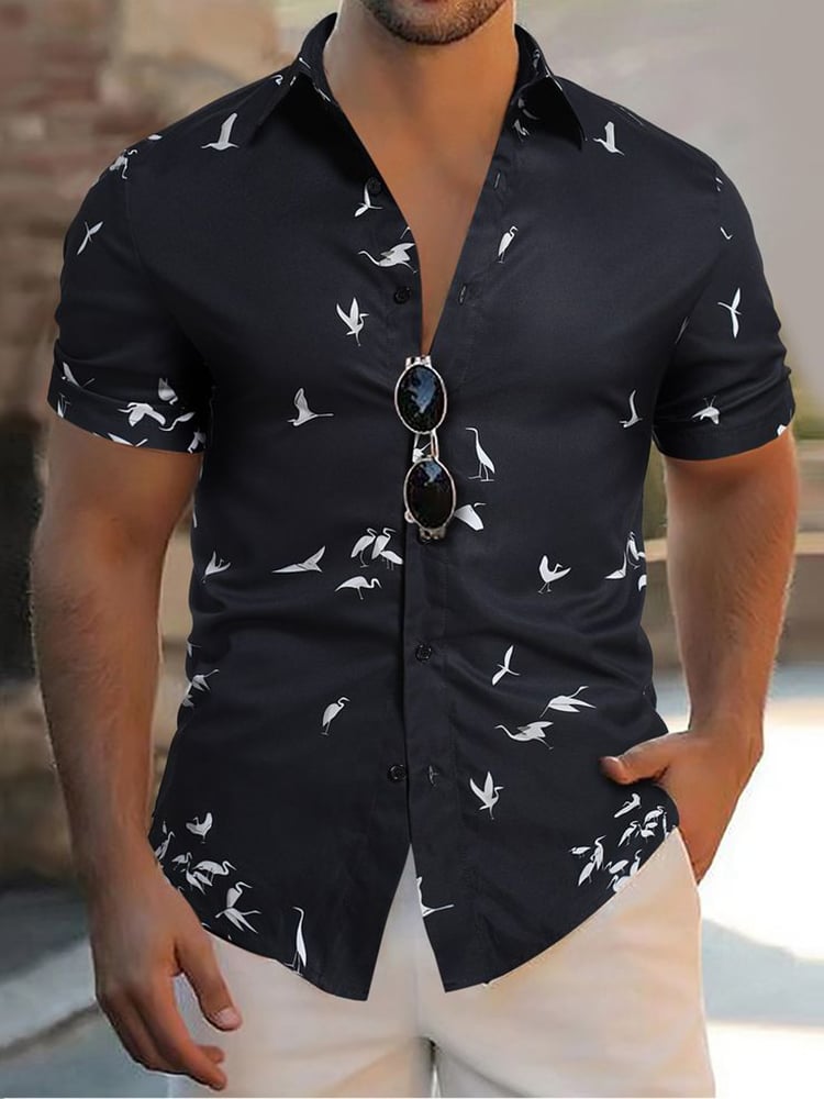 Camisa ejecutivo de manga corta para hombre