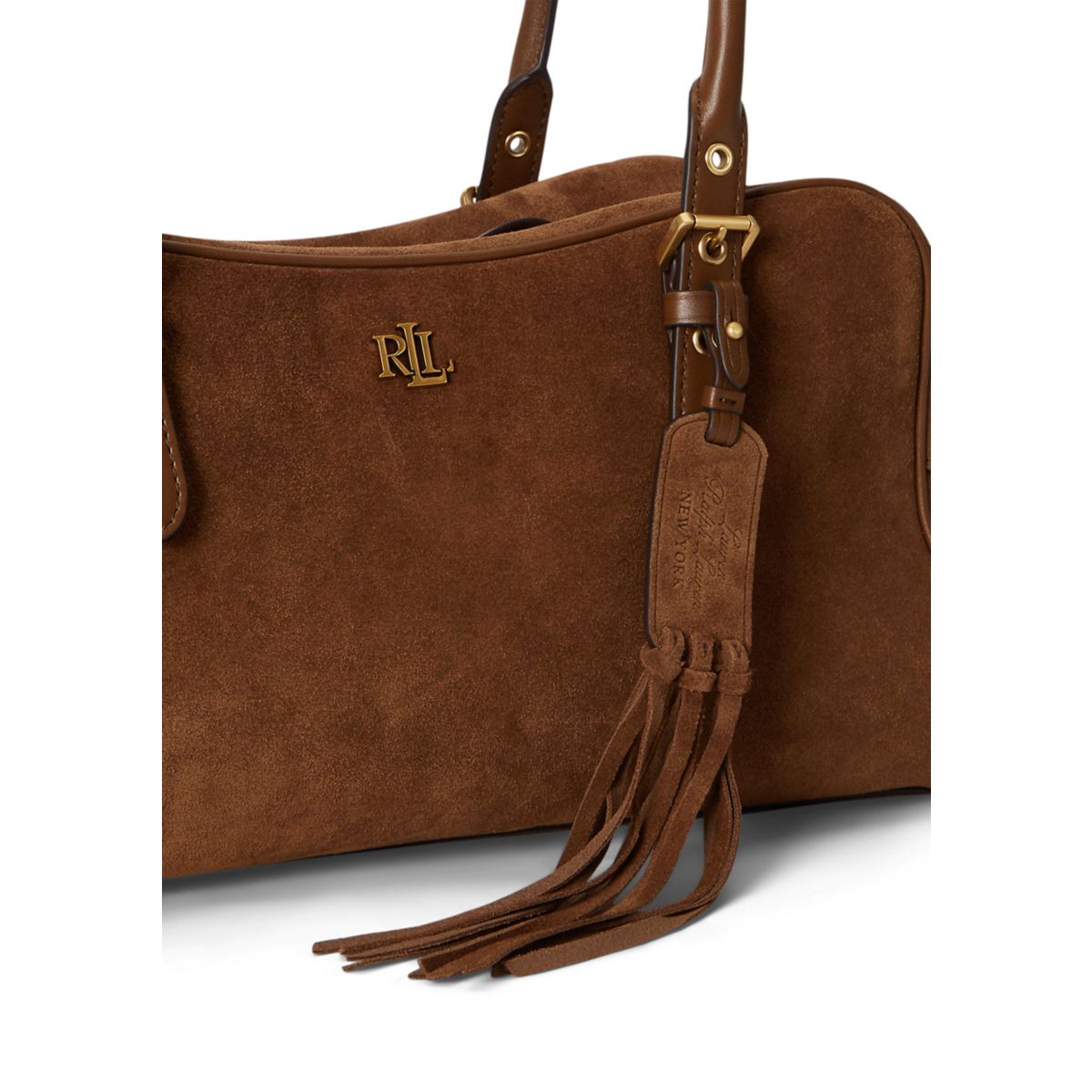 Suede Large Marcy Zip Satchel - 6