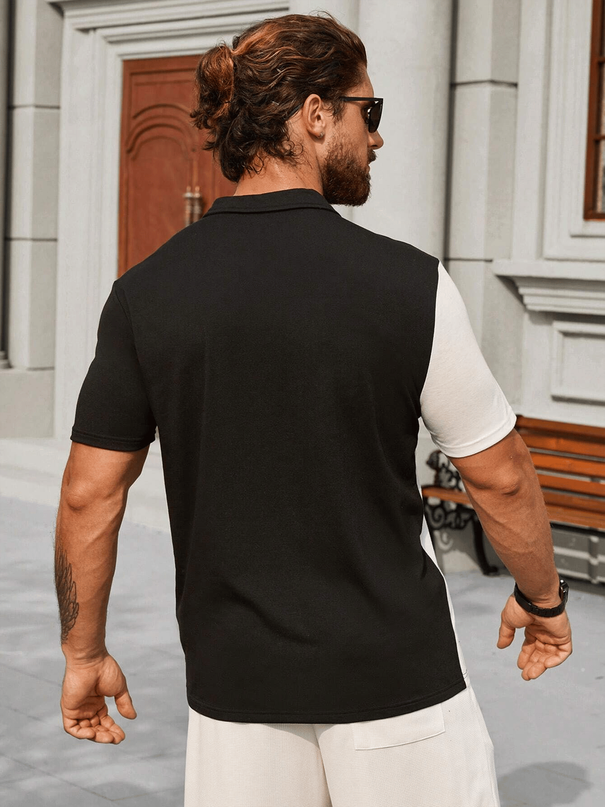 Camisa casual ejecutivo de moda polos para hombre
