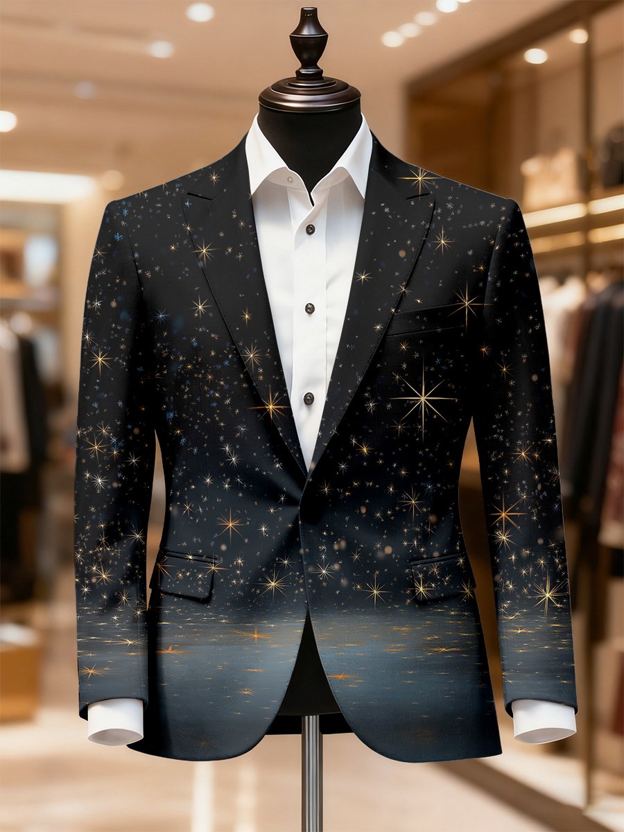 Ejecutivo casual Christmas Suit Outerwear para hombre
