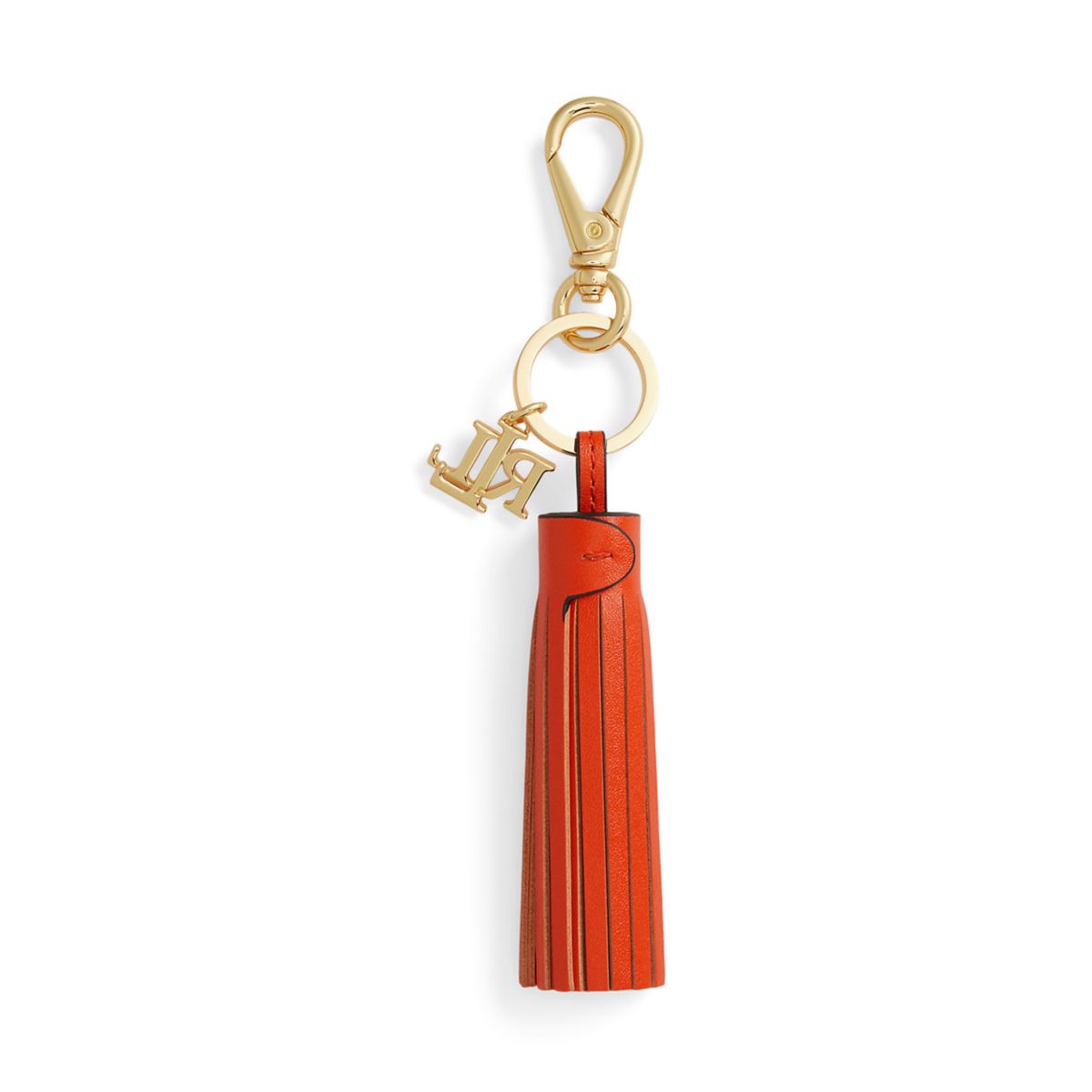 Logo & Leather Tassel Charm - 2
