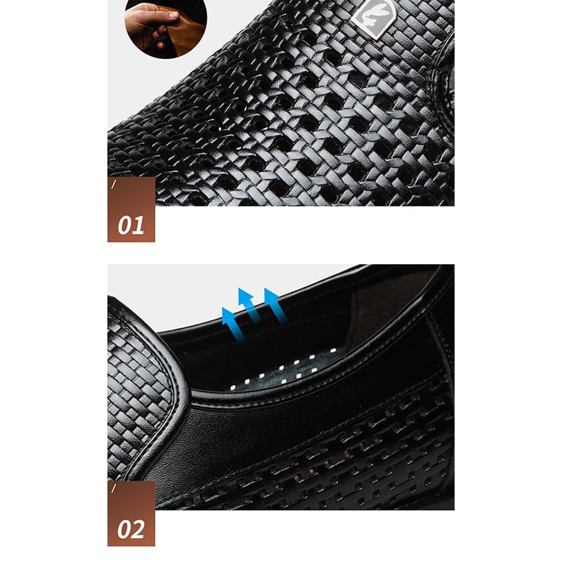 para hombre All-Match Breathable casual ejecutivo Formal Leather zapatos