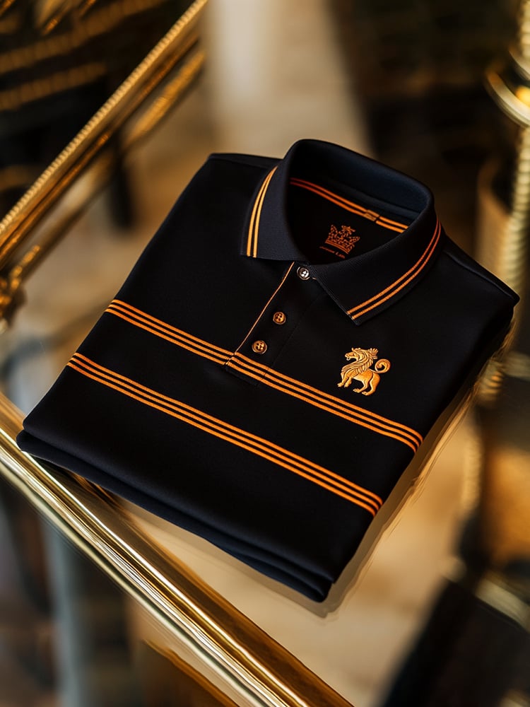 Camisa polo ejecutivo casual Button de manga corta para hombre